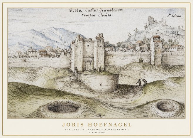 Joris Hoefnagel The Gate of Granada - Always Closed No1 - Poster