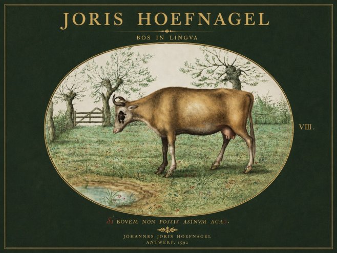 Joris Hoefnagel Bos in Lingva No3 - Poster