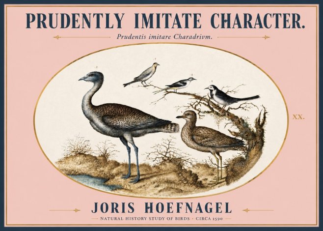 Joris Hoefnagel Prudently Imitate Character. No3 - Poster