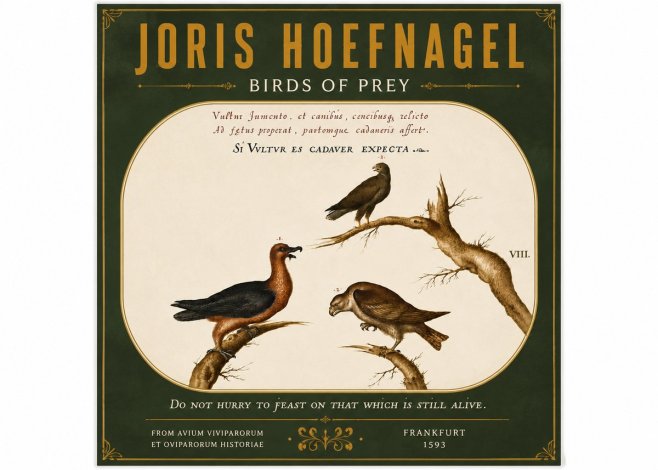 Joris Hoefnagel Birds of Prey No5 - Poster
