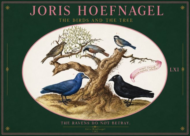 Joris Hoefnagel The Birds and the Tree No2 - Poster