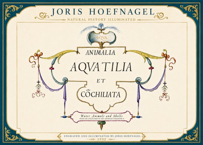 Joris Hoefnagel Animalia Aquatilia Et Cochiliata No5 - Poster