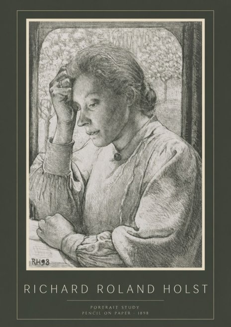 Richard Roland Holst Portrait Study No2 - Poster