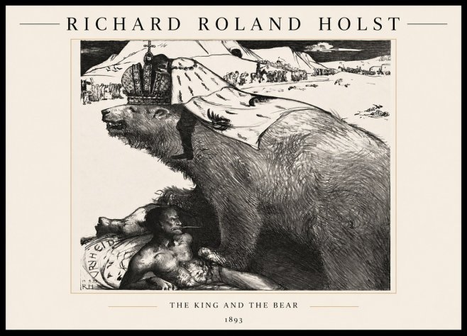 Richard Roland Holst The King's Burden No3 - Poster