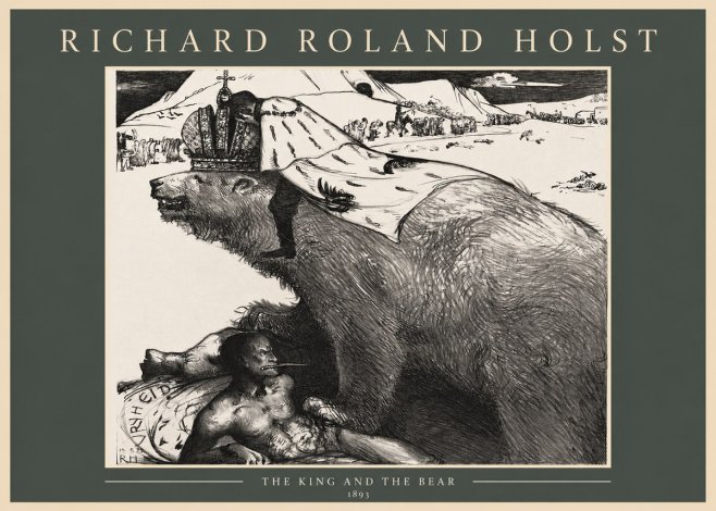 Richard Roland Holst The King's Burden No4 - Poster