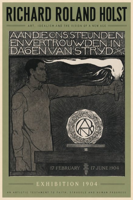Richard Roland Holst Aan Die Ons Steunden En Vertrouwden in Dagen Van Stryd No2 - Poster