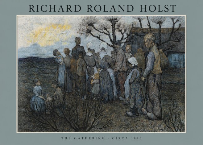 Richard Roland Holst The Gathering No2 - Poster