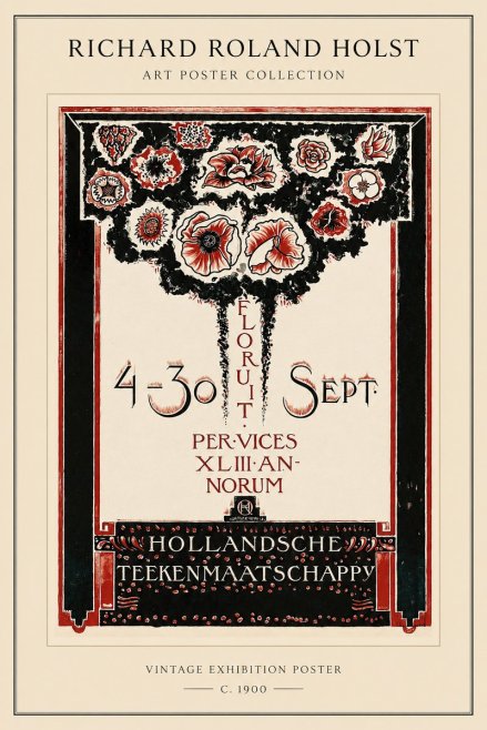 Richard Roland Holst Hollandsche Teekenmaatschappij No1 - Poster