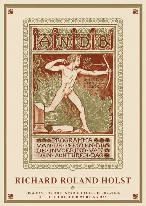 Richard Roland Holst Programma Van De Feesten Bij De Invoering Van Den Achturen-dag No3 - Poster