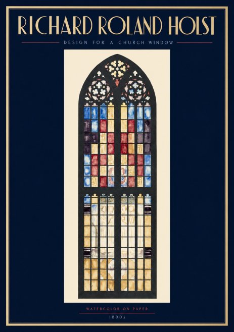 Richard Roland Holst Design for a Church Window No2 - Poster