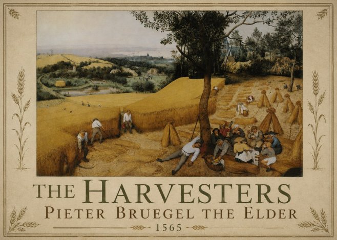 Pieter Bruegel The Harvesters II No3 - Poster