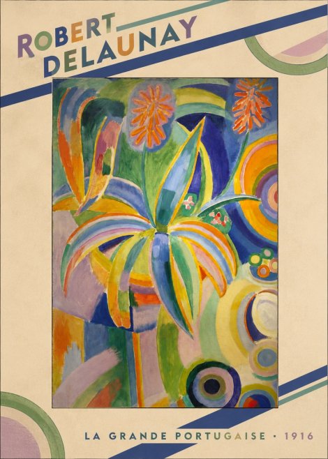 Robert Delaunay La Grande Portugaise I No3 - Poster