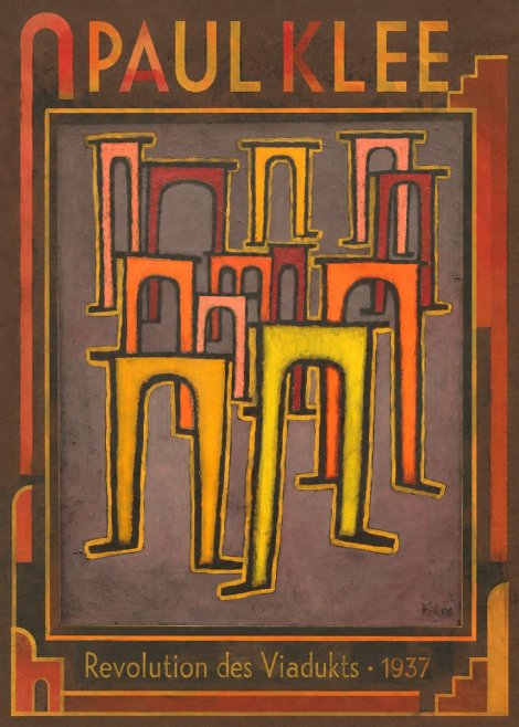 Paul Klee Revolution Des Viadukts No1 - Poster