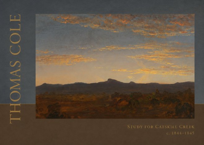 Thomas Cole Study for Catskill Creek I No6 - Poster