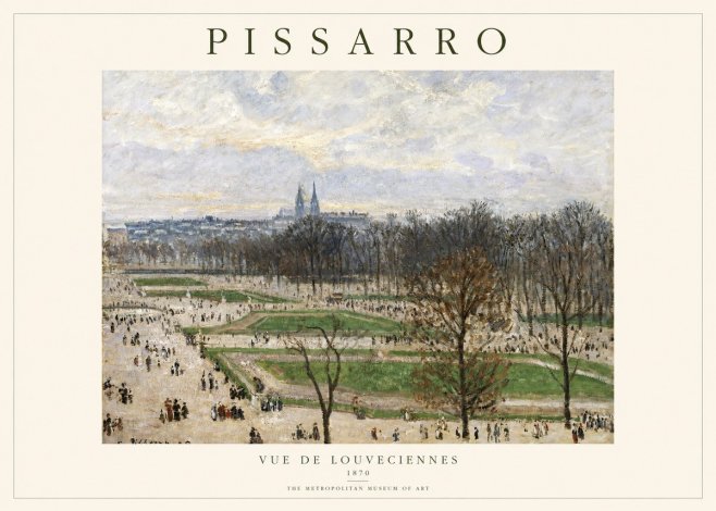 Pissarro The Tuileries Garden, Paris No2 - Poster