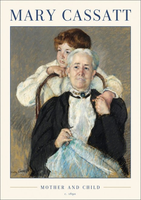 Mary Cassatt Mother and Child V No2 - Poster