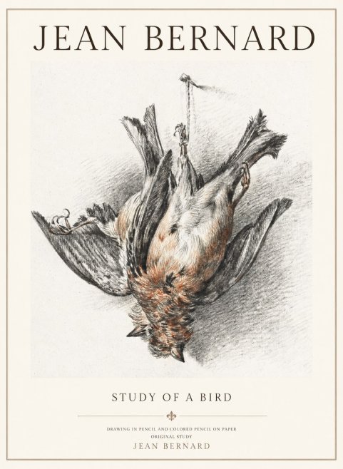 Jean Bernard Study of a Bird IV No3 - Poster