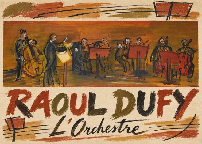 Raoul Dufy L'orchestre No3 - Poster