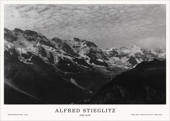 Alfred Stieglitz The Alps No1 - Poster