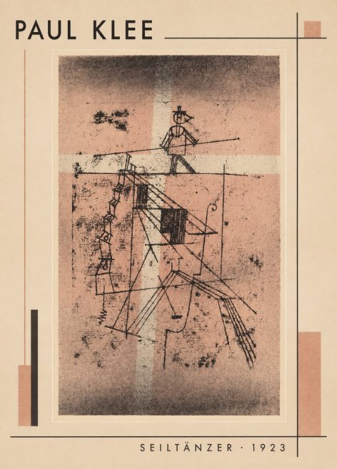 Paul Klee Seiltänzer III No1 - Poster