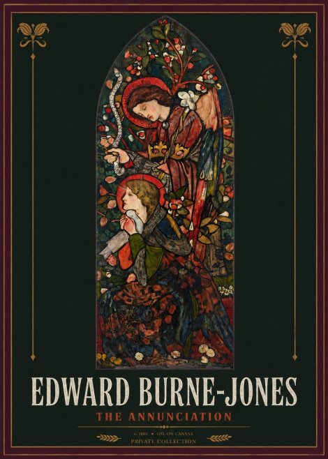 Edward Burne-Jones The Annunciation No2 - Poster
