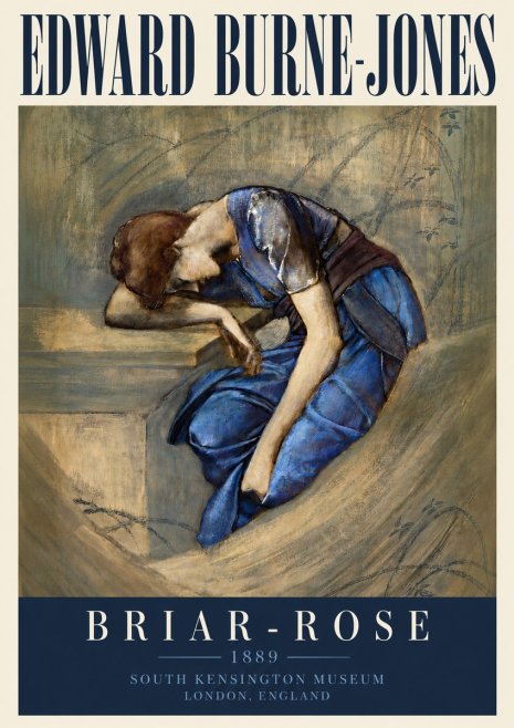 Edward Burne-Jones Briar-rose No4 - Poster