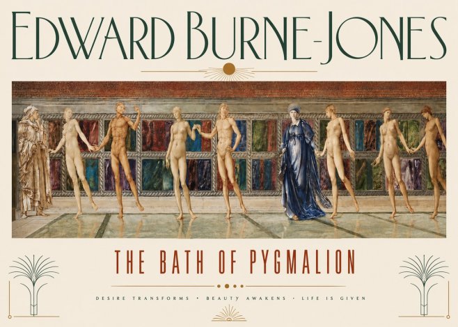 Edward Burne-Jones The Bath of Pygmalion No3 - Poster