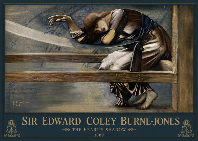 Edward Burne-Jones The Heart's Shadow No4 - Poster