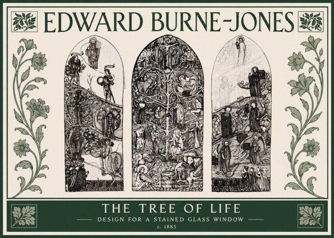 Edward Burne-Jones The Tree of Life No3 - Poster