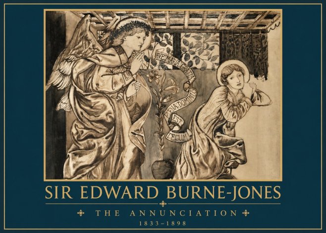 Edward Burne-Jones The Annunciation No2 - Poster