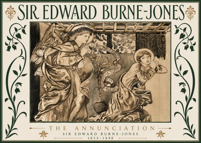 Edward Burne-Jones The Annunciation II No6 - Poster