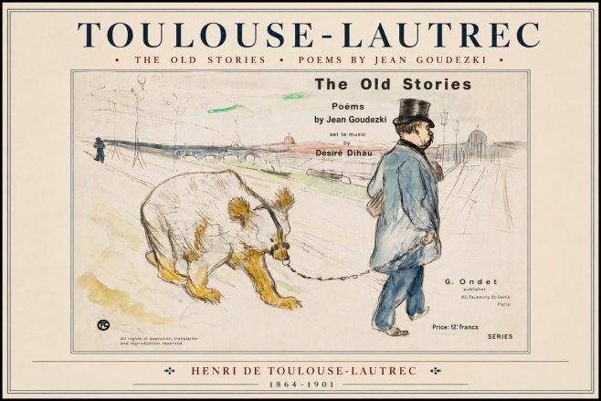 Toulouse-Lautrec Les Vieilles Histoires II No4 - Poster