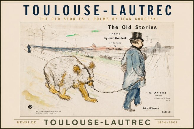 Toulouse-Lautrec Les Vieilles Histoires II No5 - Poster