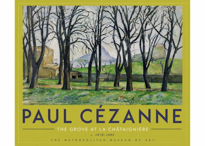 Paul Cézanne The Grove at La Châtaignière No5 - Poster