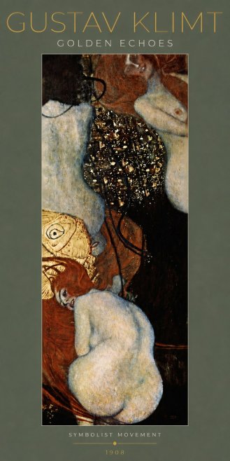 Klimt Golden Echoes No5 - Poster