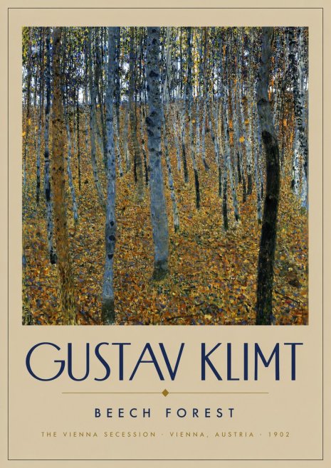 Klimt Beech Forest No2 - Poster