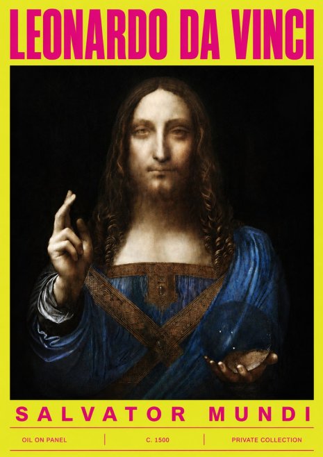 Leonardo da Vinci Salvator Mundi No5 - Poster