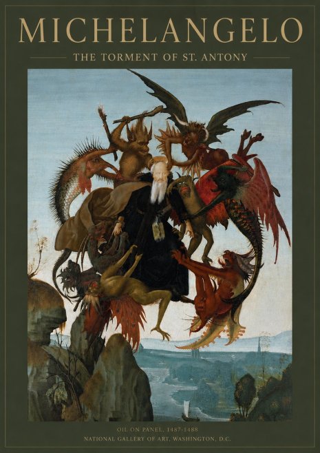 Michelangelo The Torment of St. Antony No4 - Poster