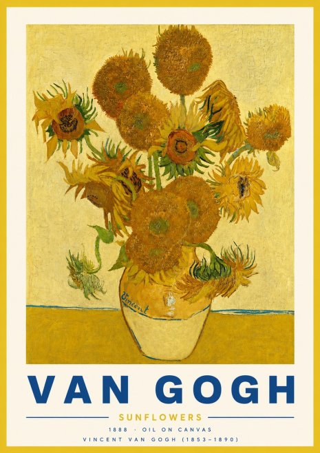Van Gogh Sunflowers II No3 - Poster