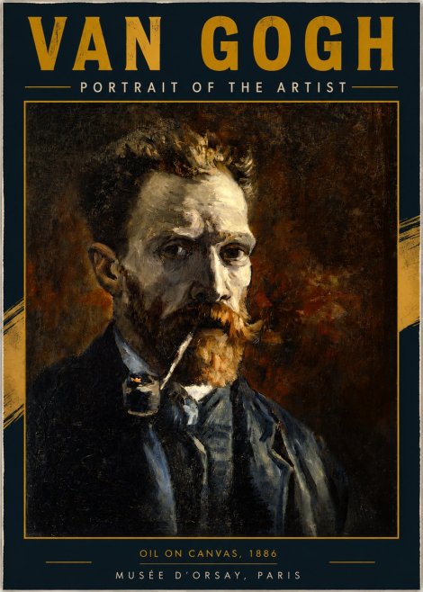 Van Gogh Portrait of the Artist I No3 - Poster