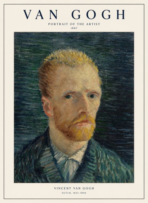 Van Gogh Portrait of the Artist II No1 - Poster
