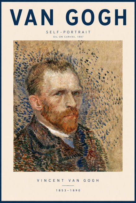 Van Gogh Self-portrait IV No3 - Poster