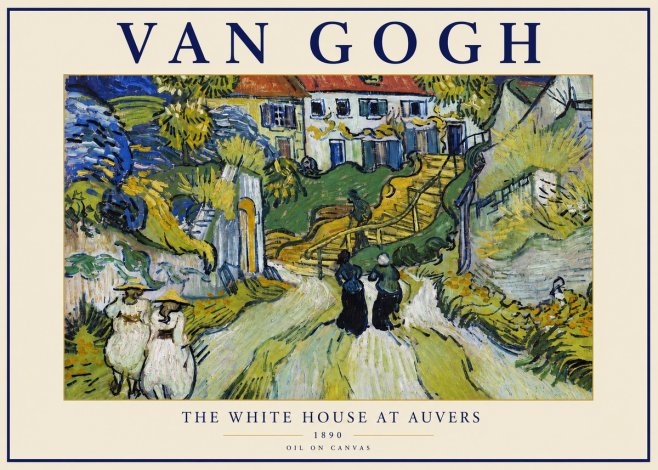 Van Gogh The White House at Auvers No3 - Poster