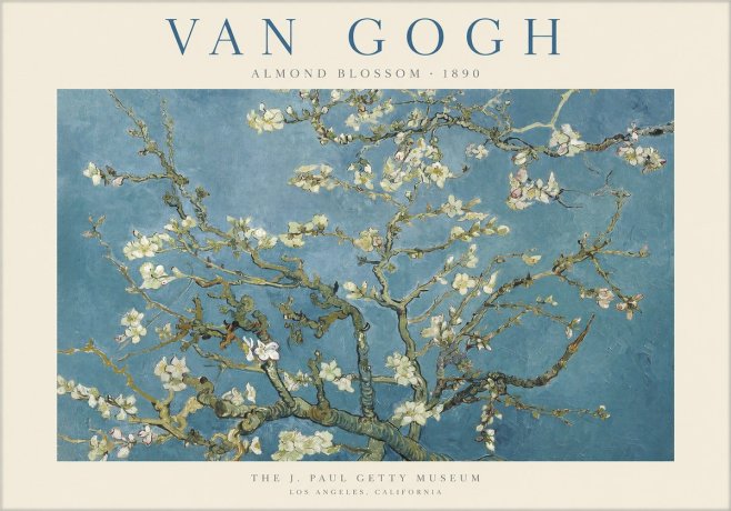 Van Gogh Almond Blossom No1 - Poster