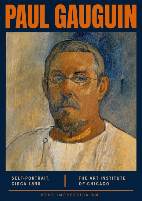 Paul Gauguin Self-portrait I No3 - Poster