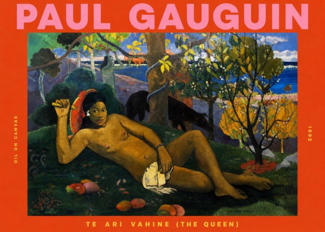 Paul Gauguin Te Ari Vahine (the Queen) No2 - Poster