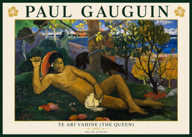 Paul Gauguin Te Ari Vahine (the Queen) No3 - Poster