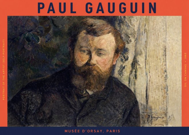 Paul Gauguin Portrait of the Artist (Self-portrait) No2 - Poster