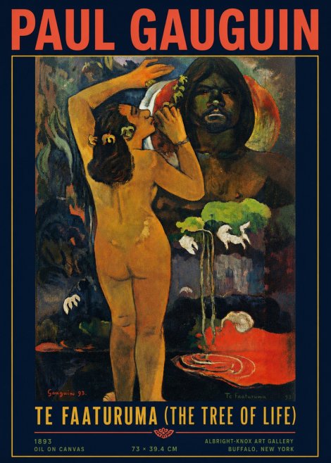 Paul Gauguin Te Faaturuma (the Tree of Life) No4 - Poster