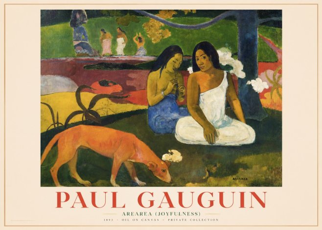 Paul Gauguin Arearea (Joyfulness) No5 - Poster